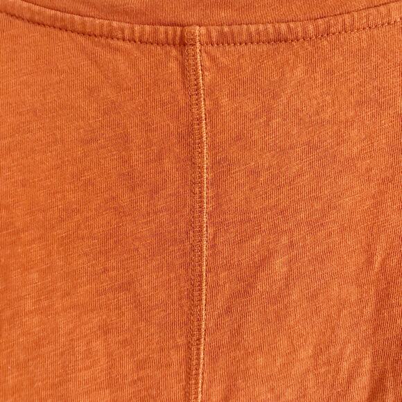 J.Crew Girlfriend Tee Women's S Copper Fall Long Sleeves Lightweight 100% Cotton - Picture 5 of 11